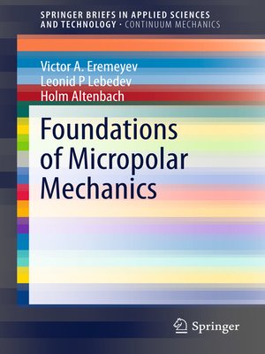 cover image of Foundations of Micropolar Mechanics